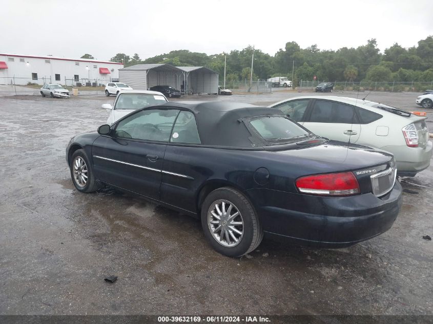 2003 Chrysler Sebring Limited VIN: 1C3EL65R73N555465 Lot: 39632169