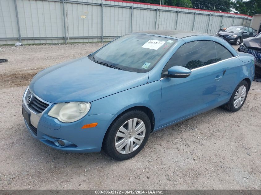 2010 Volkswagen Eos Komfort VIN: WVWBA7AH6AV017215 Lot: 39632172