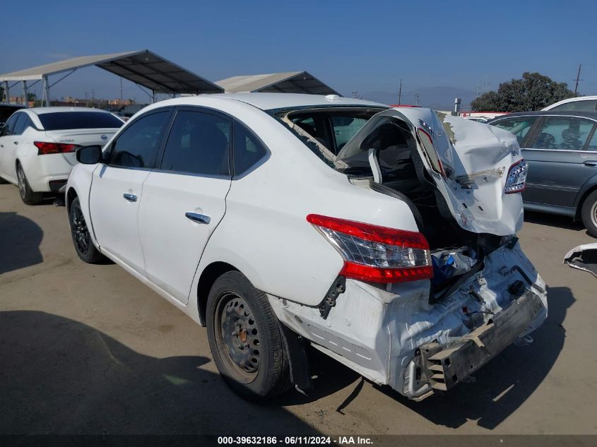 2015 Nissan Sentra Sv VIN: 3N1AB7AP6FL674316 Lot: 39632186