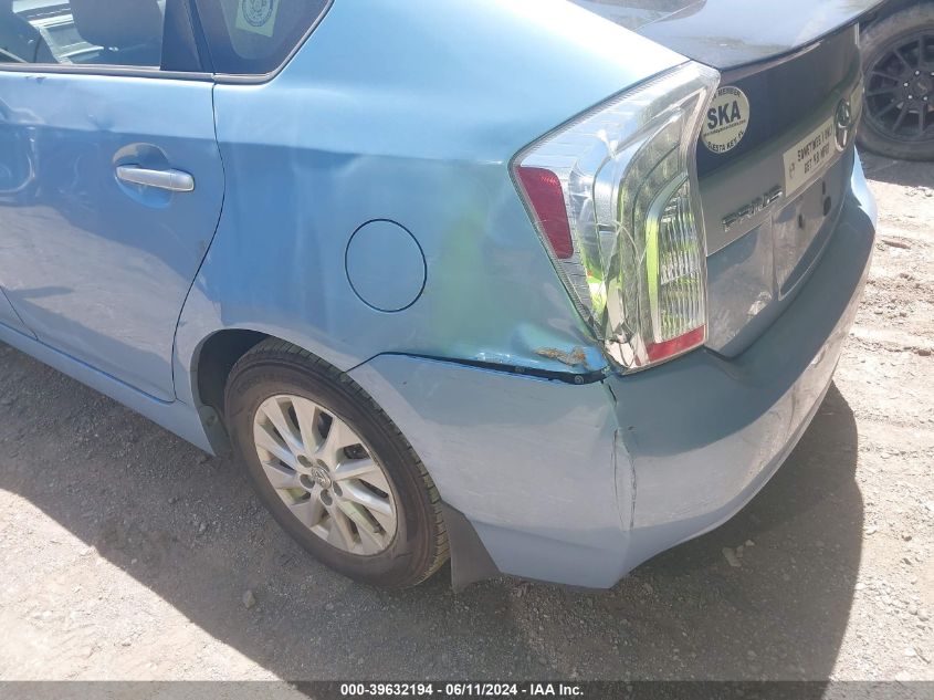 2012 Toyota Prius Plug-In VIN: JTDKN3DP3C3006011 Lot: 39632194