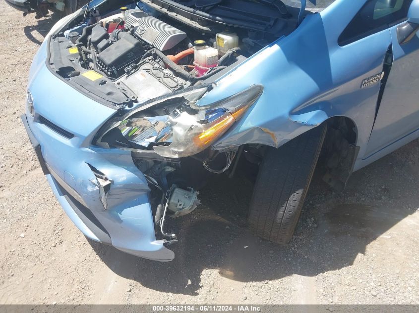 2012 Toyota Prius Plug-In VIN: JTDKN3DP3C3006011 Lot: 39632194