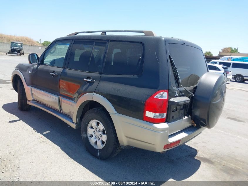 2003 Mitsubishi Montero 20Th Anniversary/Limited VIN: JA4NW51S23J047511 Lot: 39632198