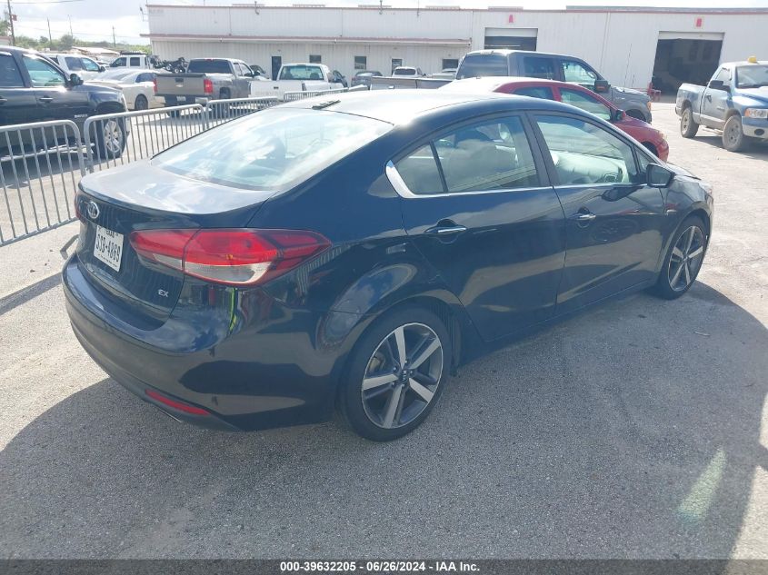 2017 Kia Forte Ex VIN: 3KPFN4A80HE092107 Lot: 39632205