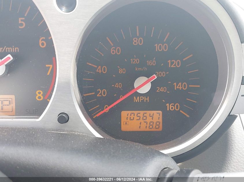 2003 Nissan 350Z Touring VIN: JN1AZ34E13T019339 Lot: 39632221