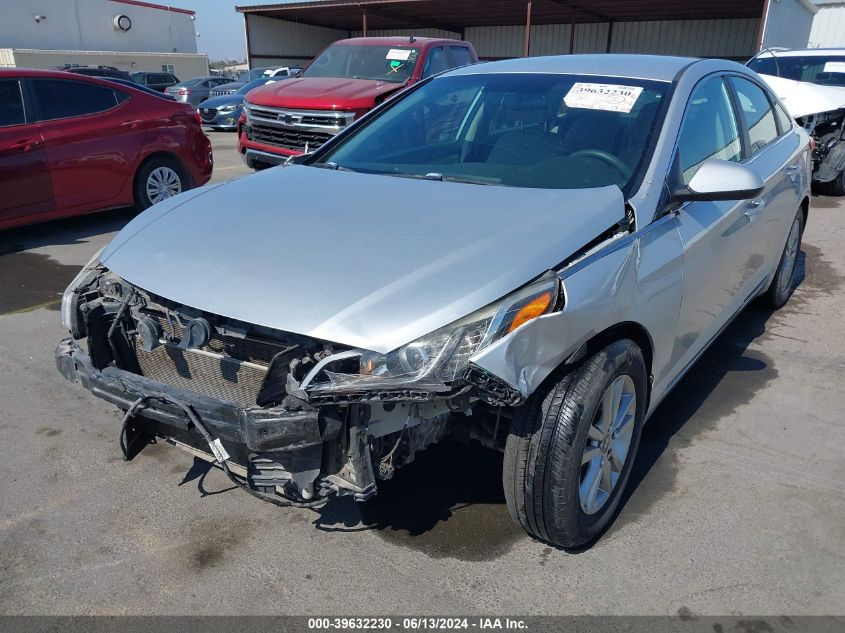 2017 Hyundai Sonata Se VIN: 5NPE24AF3HH539897 Lot: 39632230