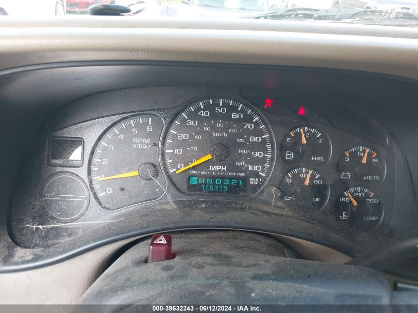 2001 Chevrolet Suburban 1500 Lt VIN: 3GNFK16T01G170360 Lot: 39632243