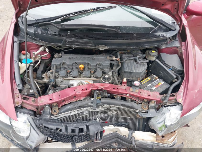 2010 Honda Civic Sdn Lx-S VIN: 19XFA1F65AE072121 Lot: 39632247