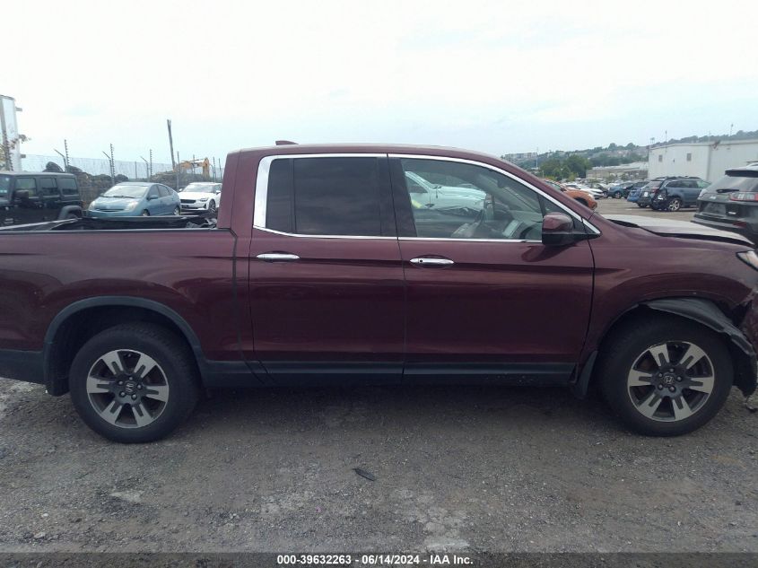 2017 Honda Ridgeline Rtl-E VIN: 5FPYK3F7XHB037886 Lot: 39632263