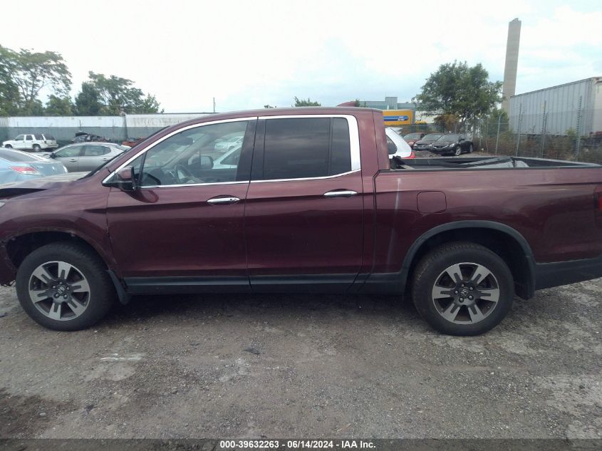 2017 Honda Ridgeline Rtl-E VIN: 5FPYK3F7XHB037886 Lot: 39632263