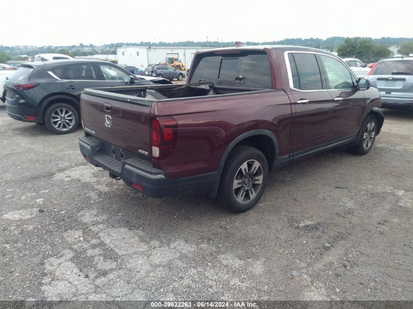 2017 Honda Ridgeline Rtl-E VIN: 5FPYK3F7XHB037886 Lot: 39632263