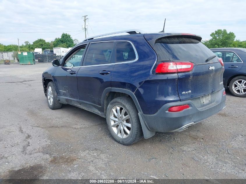 2016 Jeep Cherokee Limited VIN: 1C4PJMDS5GW227979 Lot: 39632288