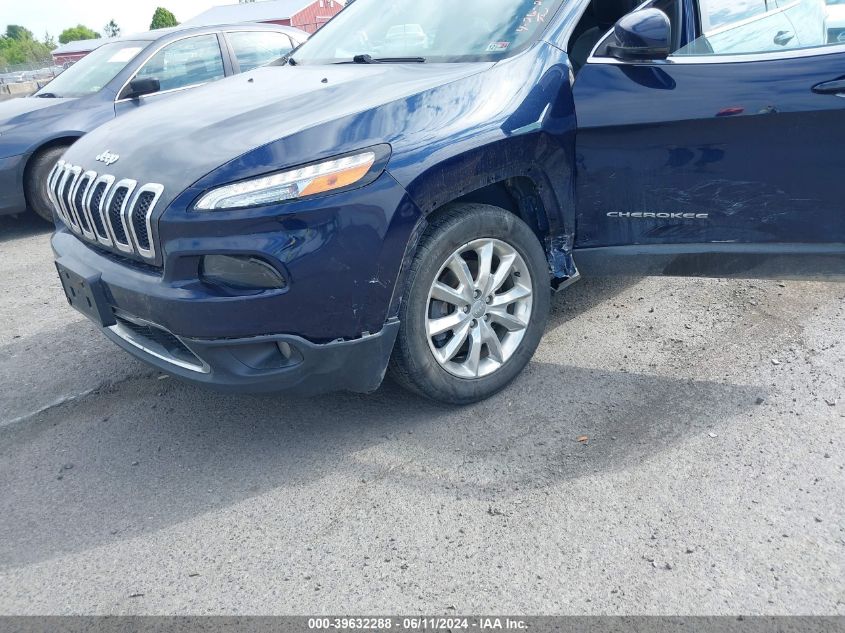 2016 Jeep Cherokee Limited VIN: 1C4PJMDS5GW227979 Lot: 39632288