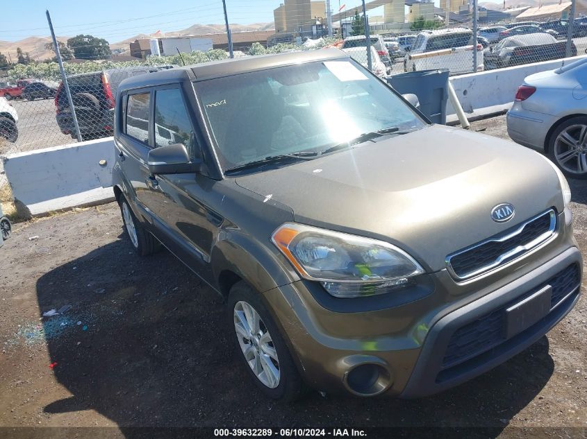 2012 Kia Soul + VIN: KNDJT2A63C7390193 Lot: 39632289