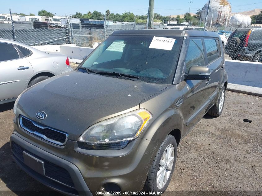 2012 Kia Soul + VIN: KNDJT2A63C7390193 Lot: 39632289