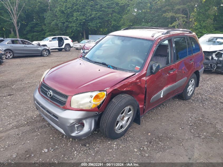 2004 Toyota Rav4 VIN: JTEHD20V040025450 Lot: 39632291