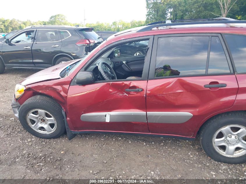 2004 Toyota Rav4 VIN: JTEHD20V040025450 Lot: 39632291