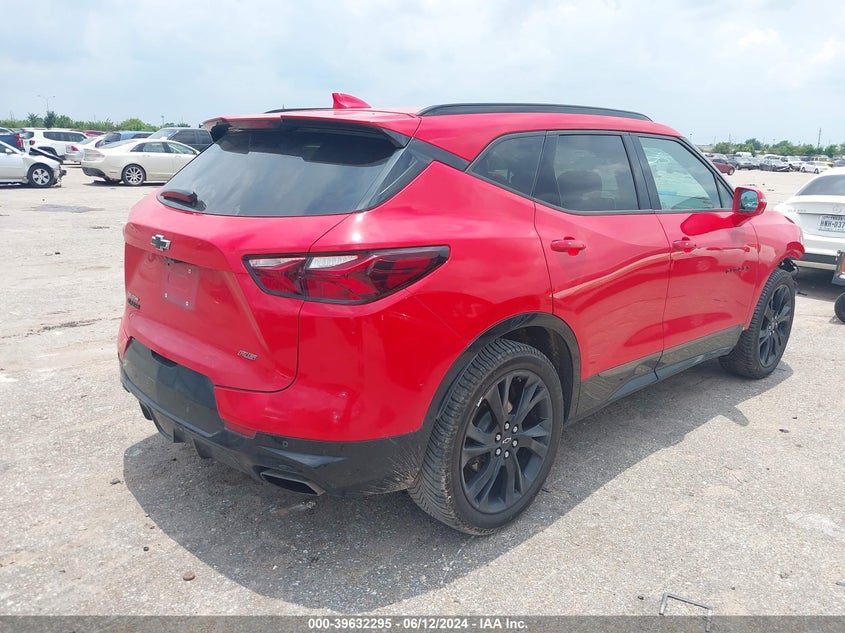 VIN 3GNKBERS2KS697291 2019 CHEVROLET BLAZER RS