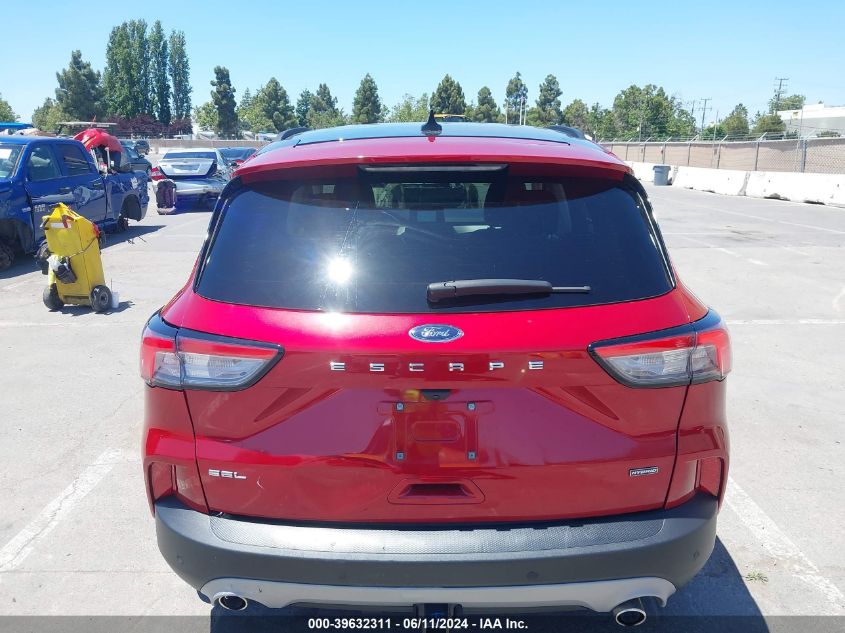 2021 Ford Escape Sel Hybrid VIN: 1FMCU0CZ8MUA03668 Lot: 39632311