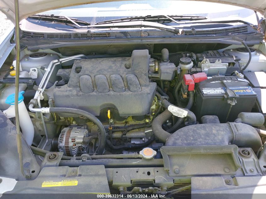 2010 Nissan Sentra 2.0S VIN: 3N1AB6AP7AL702319 Lot: 39632314