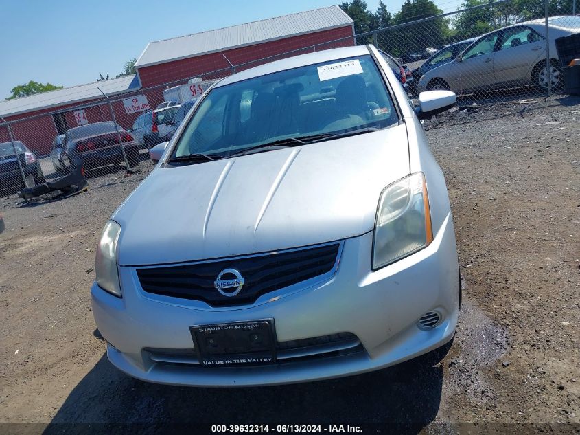 2010 Nissan Sentra 2.0S VIN: 3N1AB6AP7AL702319 Lot: 39632314