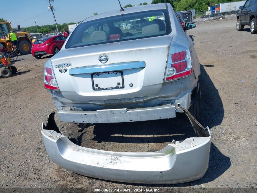 2010 Nissan Sentra 2.0S VIN: 3N1AB6AP7AL702319 Lot: 39632314