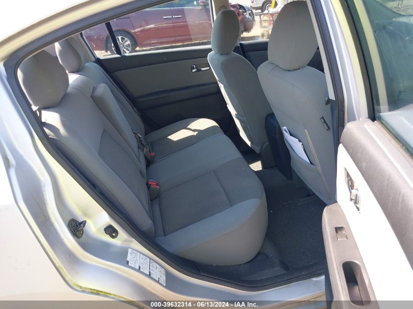 2010 Nissan Sentra 2.0S VIN: 3N1AB6AP7AL702319 Lot: 39632314