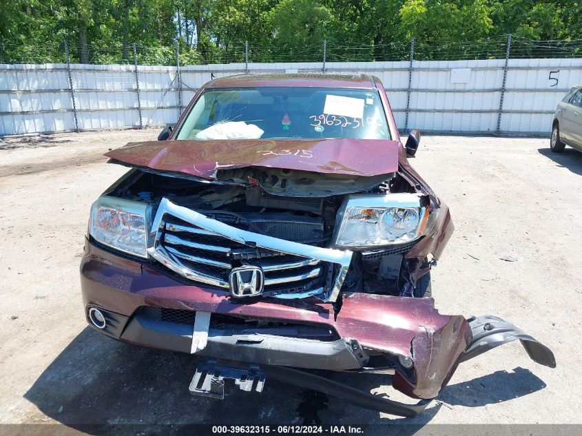 2013 Honda Pilot Ex-L VIN: 5FNYF4H54DB081441 Lot: 39632315