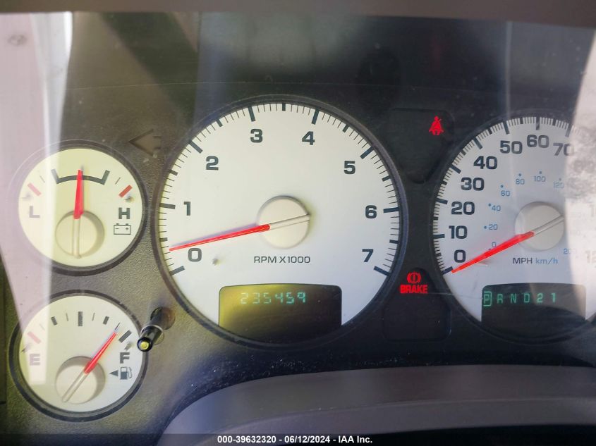 2003 Dodge Ram 1500 Slt/Laramie/St VIN: 1D7HA18D73S376416 Lot: 39632320