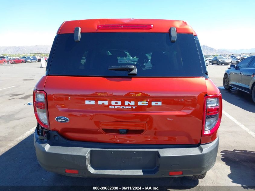 2023 Ford Bronco Sport Big Bend VIN: 3FMCR9B64PRD92530 Lot: 39632330