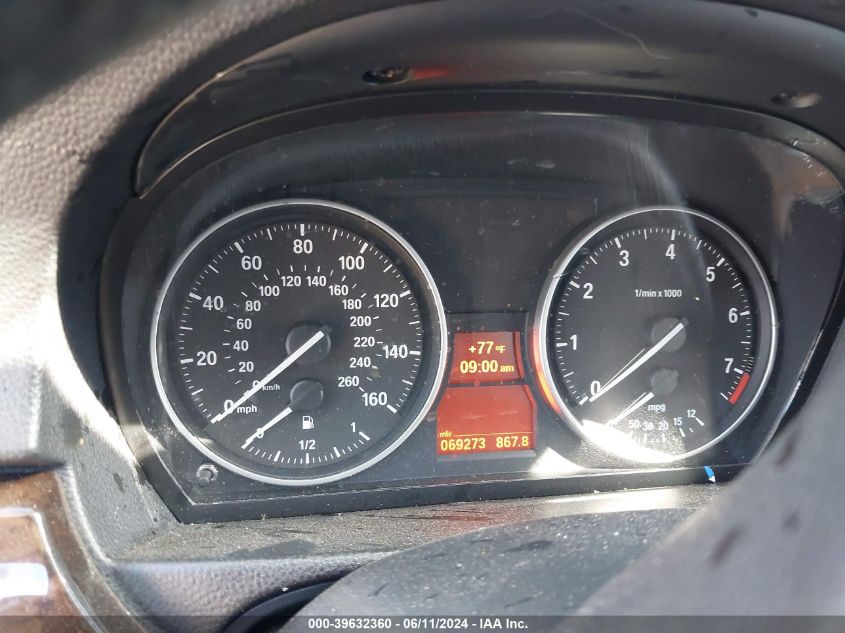 2011 BMW 328I xDrive VIN: WBAPK5G56BNN28720 Lot: 39632360