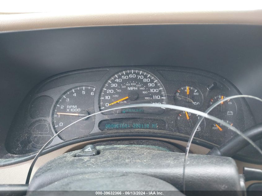 2003 Chevrolet Tahoe Z71 VIN: 1GNEK13Z03R311922 Lot: 39632366