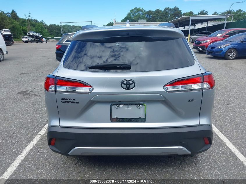 2022 Toyota Corolla Cross Le VIN: 7MUCAAAG5NV019164 Lot: 39632378