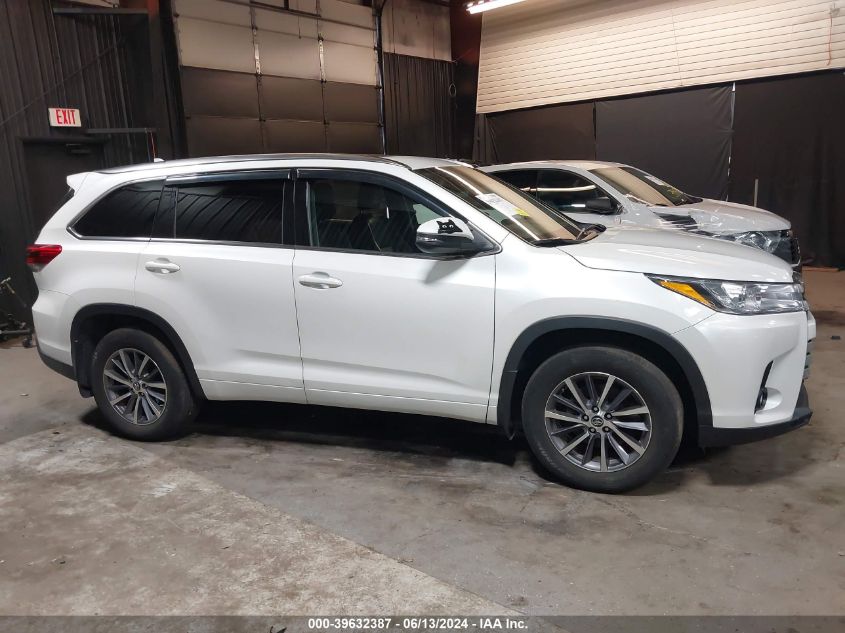 2018 Toyota Highlander Xle VIN: 5TDJZRFH9JS908618 Lot: 39632387