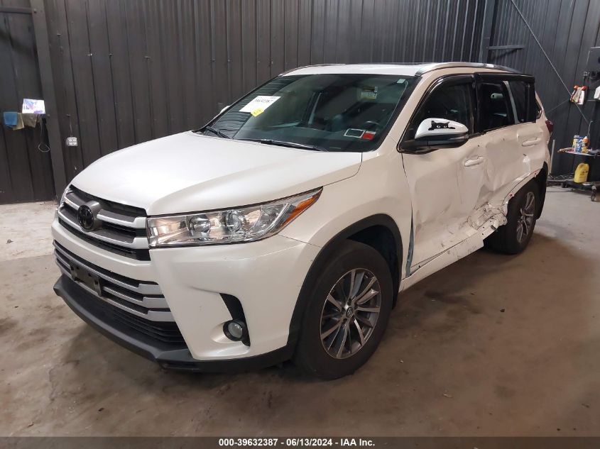 2018 Toyota Highlander Xle VIN: 5TDJZRFH9JS908618 Lot: 39632387