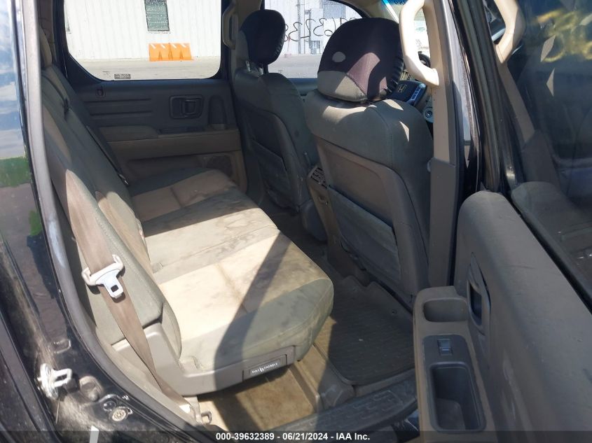 2006 Honda Ridgeline Rts VIN: 2HJYK16406H541207 Lot: 39632389