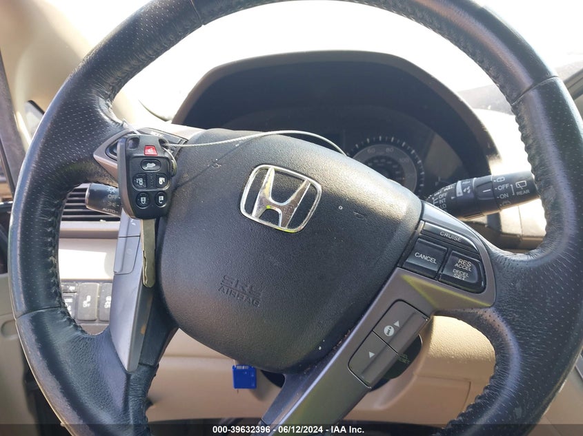 2013 Honda Odyssey Touring/Touring Elite VIN: 5FNRL5H99DB037263 Lot: 39632396