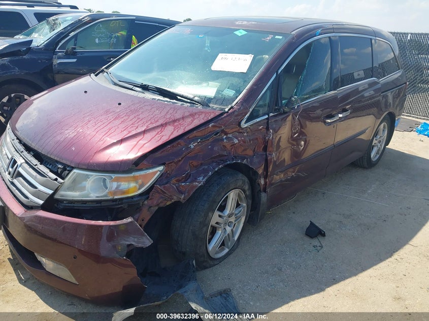 2013 Honda Odyssey Touring/Touring Elite VIN: 5FNRL5H99DB037263 Lot: 39632396