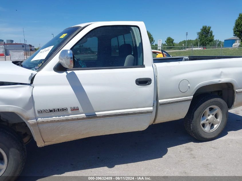 1997 Dodge Ram 1500 Lt VIN: 1B7HC16Z8VS189143 Lot: 39632409