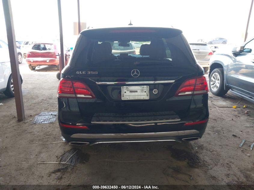 2016 Mercedes-Benz Gle 350 350 VIN: 4JGDA5JB9GA662980 Lot: 39632450