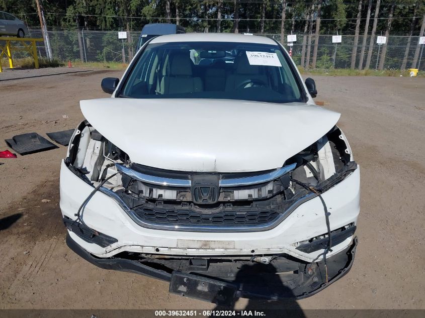 2015 Honda Cr-V Lx VIN: 5J6RM4H34FL014728 Lot: 39632451