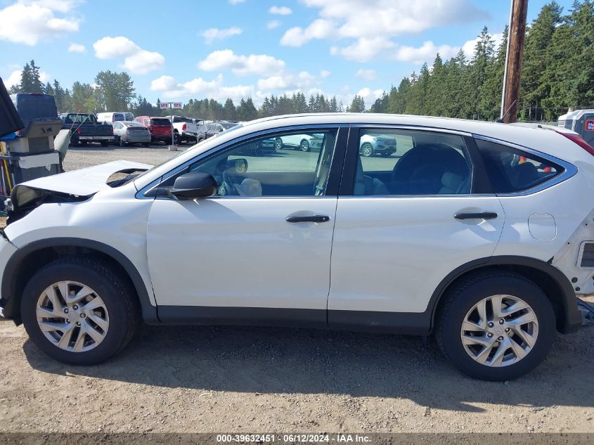 2015 Honda Cr-V Lx VIN: 5J6RM4H34FL014728 Lot: 39632451