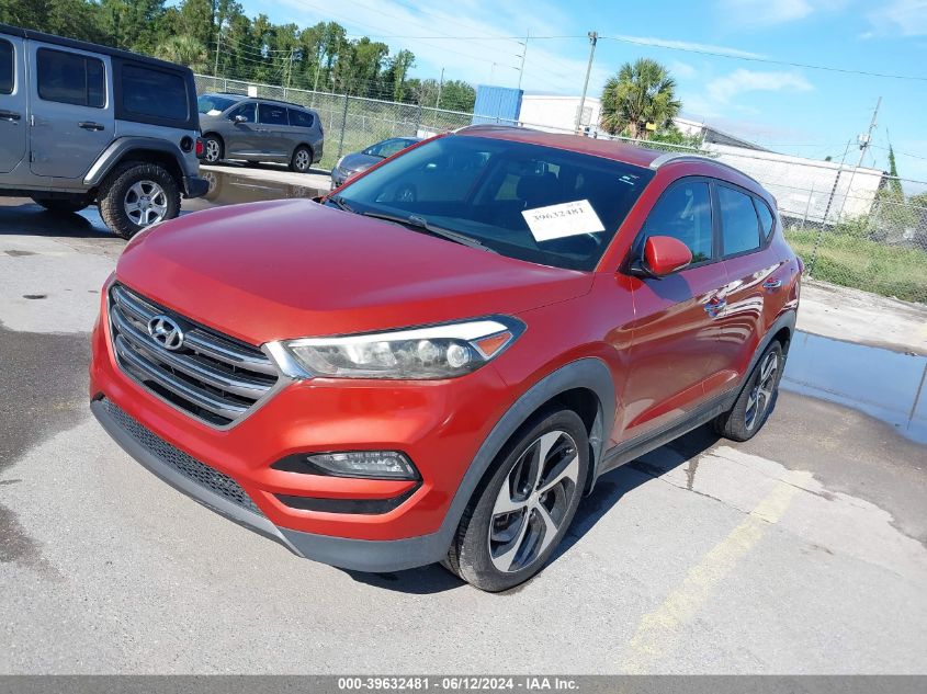 2016 Hyundai Tucson Limited VIN: KM8J33A20GU119288 Lot: 39632481