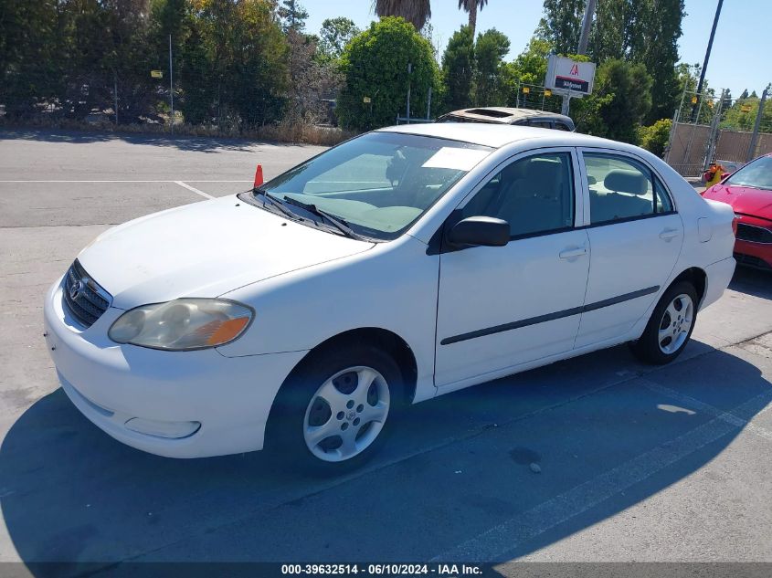 2008 Toyota Corolla Ce VIN: 1NXBR32E68Z954356 Lot: 39632514