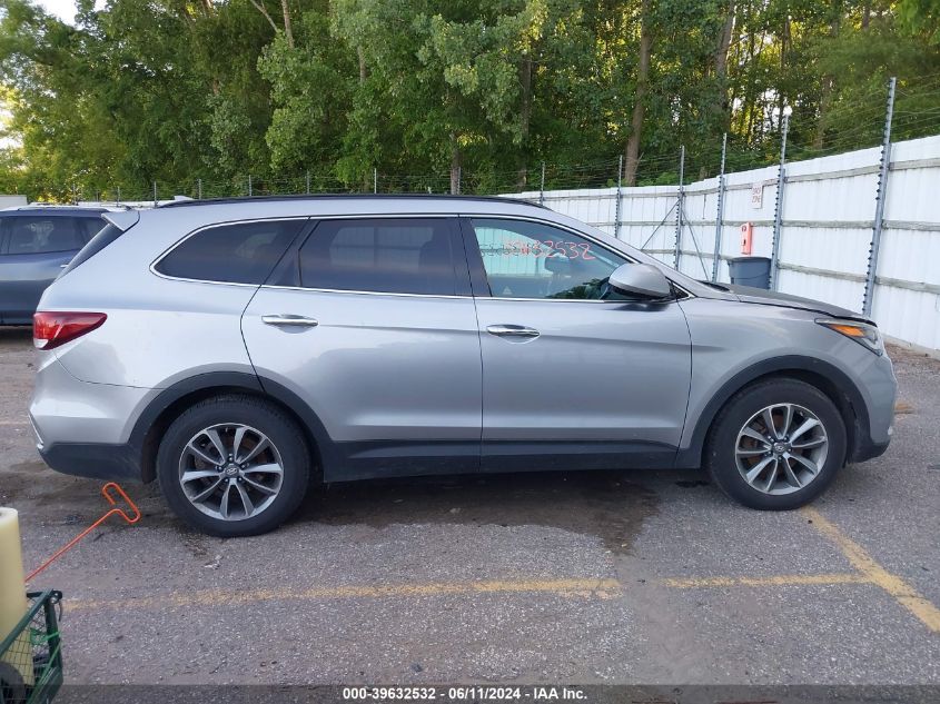 2017 Hyundai Santa Fe Se VIN: KM8SMDHF5HU234616 Lot: 39632532