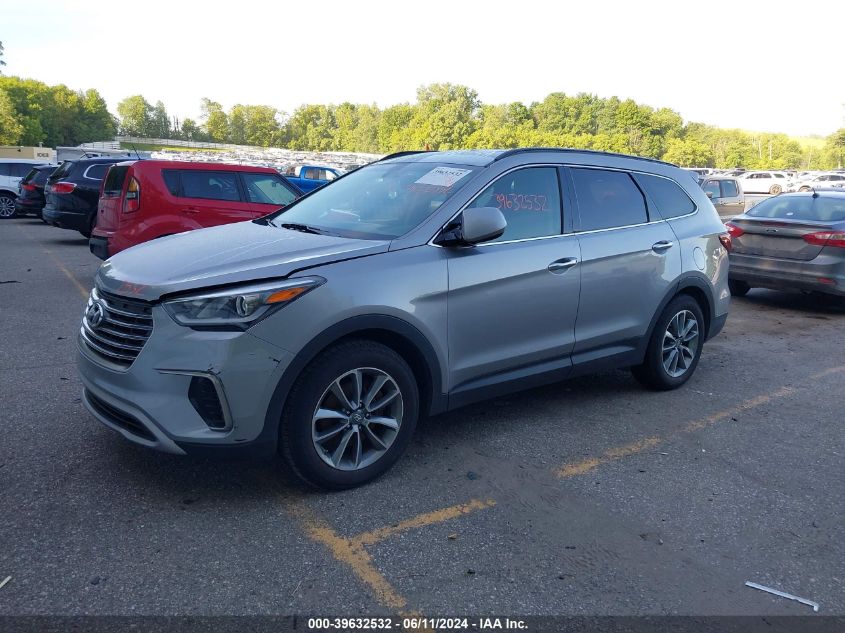 2017 Hyundai Santa Fe Se VIN: KM8SMDHF5HU234616 Lot: 39632532