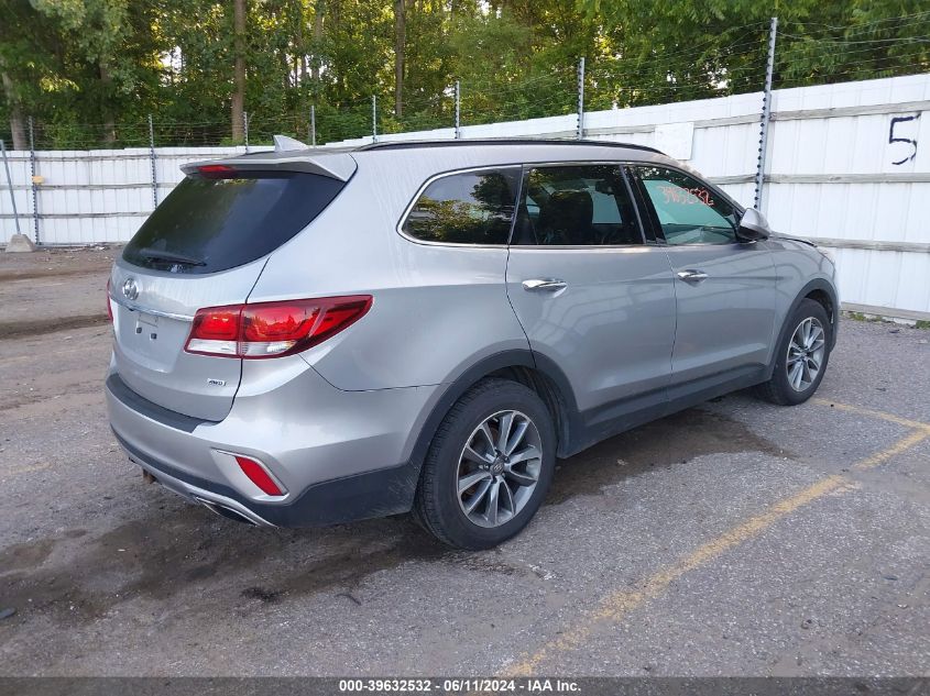 2017 Hyundai Santa Fe Se VIN: KM8SMDHF5HU234616 Lot: 39632532