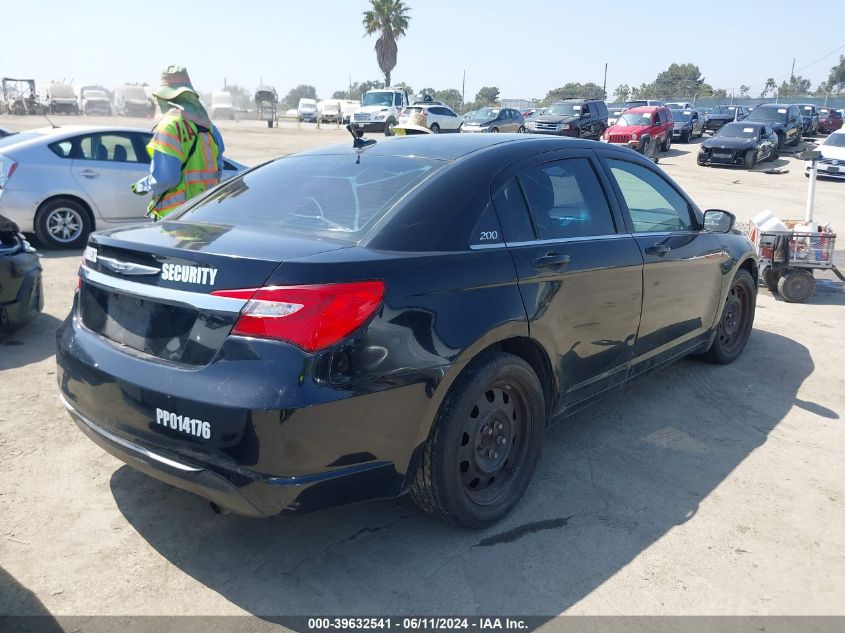 2013 Chrysler 200 Lx VIN: 1C3CCBAB0DN560663 Lot: 39632541