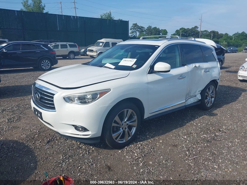 2013 Infiniti Jx35 VIN: 5N1AL0MM3DC347802 Lot: 39632563