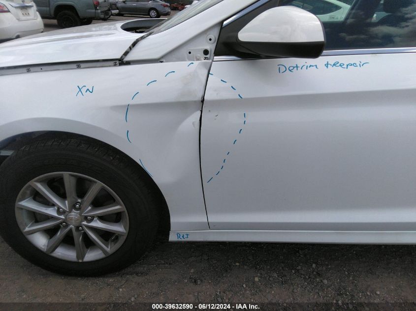 2018 Hyundai Sonata Se VIN: 5NPE24AFXJH722686 Lot: 39632590