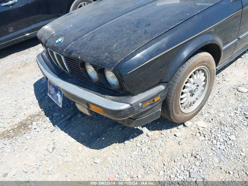 1989 BMW 325 I Automatic VIN: WBABB2305K8862531 Lot: 39632614